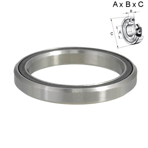 [ROD045] RODAMIENTO SELLADO 40x7x53mm 45/45 (DIRECCIÓN) 