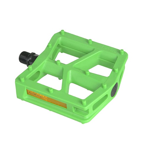 [22056] PEDAL BMX NYLON VERDE 9/16" 110X100MM UNION