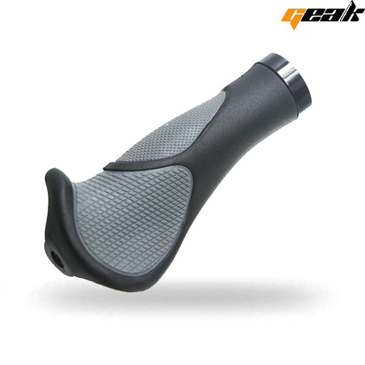 [87025] PUÑOS ERGONOMICOS, 140MM, SILICONA ABRAZADERA ALUM "GEAK"