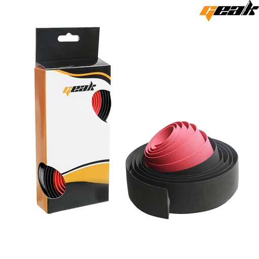 [87039B] CINTA MANILLAR EVA 30X1900MM "GEAK" DOBLE COLOR NEGRO/ROJO