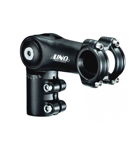 [22119] POTENCIA AHEAD "UNO" 28.6 REGULABLE ALUM. 31.8 MM EXT.90MM 0-60º