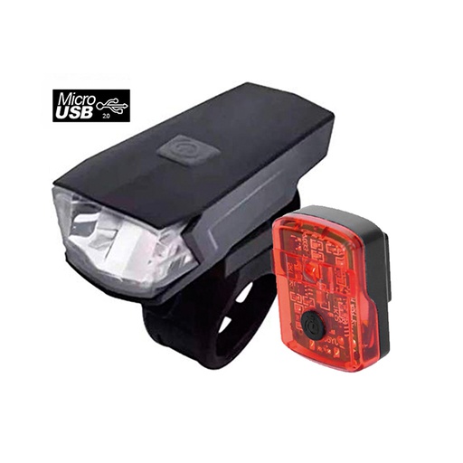 [87060] CONJUNTO LUCES, DELT + TRAS USB, BLISTER 