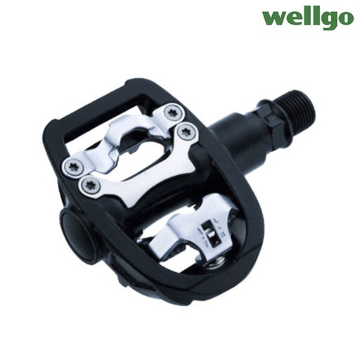[22223] PEDAL AUTOMATICO MIXTO MTB WELLGO SPD W44 EJE CR-MO
