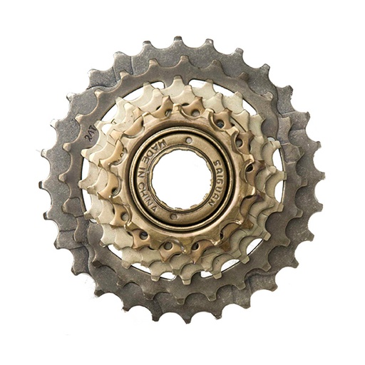 [87110] PIÑON 6 VELOCIDADES SAIGUAN 14-28 INDEX MARRON