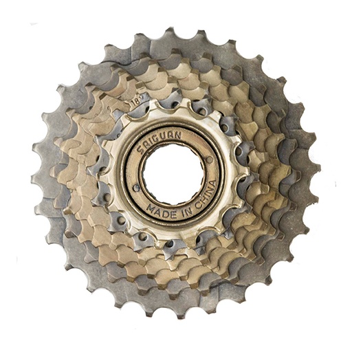 [87114] PIÑON 7 VELOCIDADES SAIGUAN 14-28 NO-INDEX MARRON