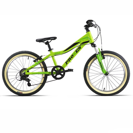 [37211] BICI 20" NIÑO ALUM. VERDE "PROWEN" 6VEL SUSP DELT 2024