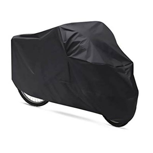 [38372] CUBRE BICICLETA IMPERMEABLE NEGRO 180X110CM
