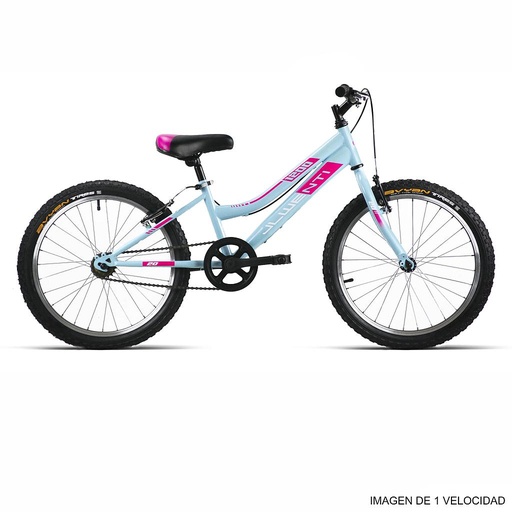 [37209] BICI 20" NIÑA CELESTE/FUXIA 5 VEL 2023