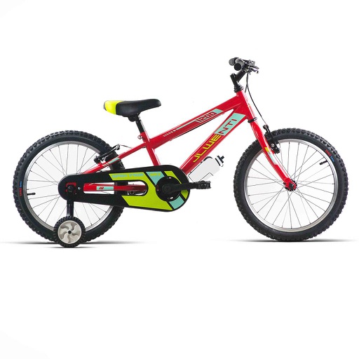 [37195] BICI 18" NIÑO ROJO/NEGRO "1200" 2023
