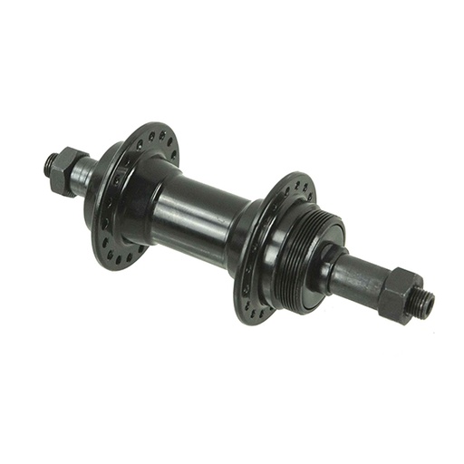 [17025X] BUJE TRAS. ALUM.NEGRO, 36H, 7-8VEL.V-BRAKE, C/RAPIDO