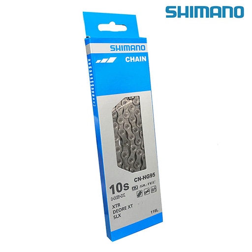 [77094] CADENA 10 VELOCIDADES SHIMANO DEORE XT HG95 116 ESL