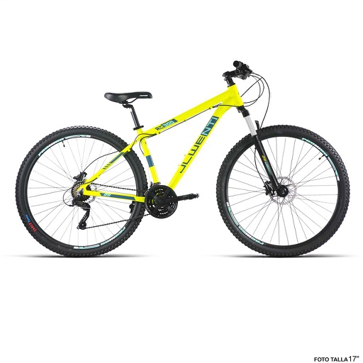 [37243] BICI 27,5" ALUM AMARILLO F/D HIDRA. "RC300" MICROSIFT 21VEL T-17