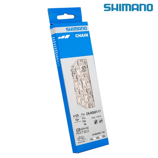 [77117] CADENA 9/10/11 VEL SHIMANO HG601 E-BIKE 105 116 ESL QLINK