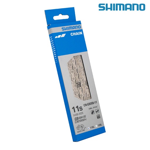 [77119] CADENA 11 VEL SHIMANO E8000 E-BIKE 116 ESL QLINK